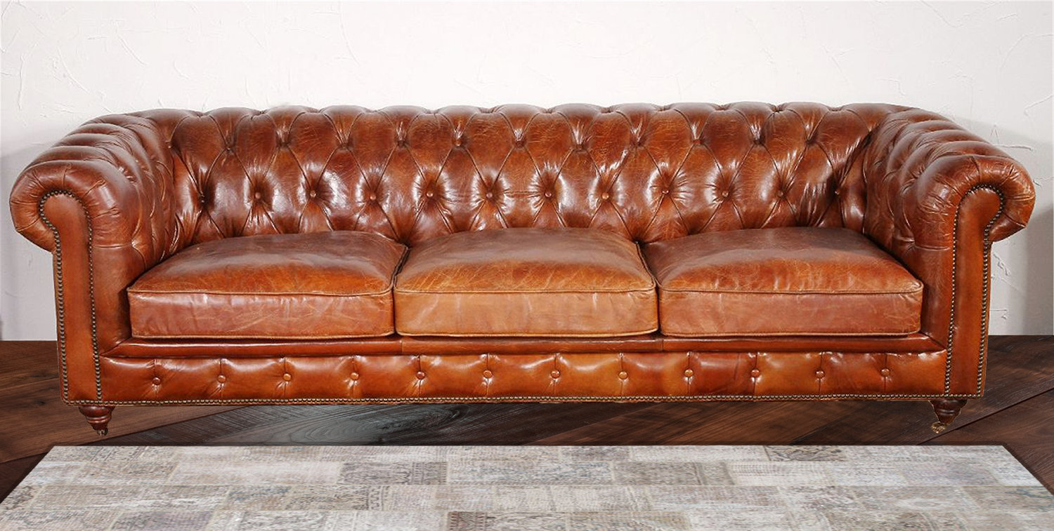 chester bay leather sofa